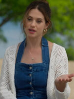 The Magic Of Lemon Drops Lyndsy Fonseca White Cardigan