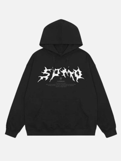 The Super Made Skeleton Black Pullover Hoodie