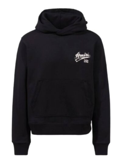 Unisex 22 Amiri Black Pullover Hoodie