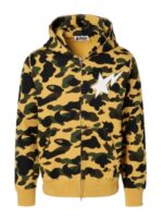 Unisex A Bathing Ape Camo Zip-Up Hoodie