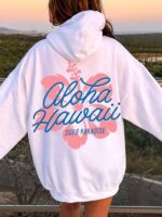 Hawaii Aloha Fleece Hoodie