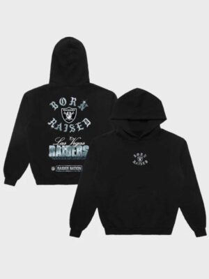 Unisex Born x Raised Las Vegas Riders Black Pullover Hoodie