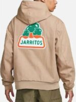 Unisex Jarritos Brown Oversized Zipper Hoodie