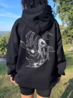 Unisex Koi Fish Pullover Hoodie