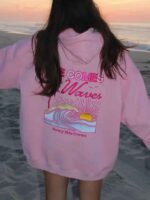 Life Comes In Waves Pullover Hoodie