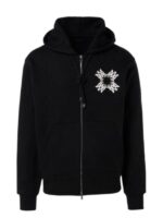 Unisex MA Quad Black Zip-Up Hoodie