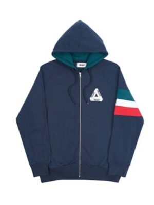 Unisex Palace Ragu Navy Zip-Up Hoodie