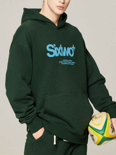 Unisex Six Two Green Pullover Hoodie