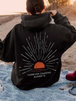 Unisex Sunset Oversized Hoodie