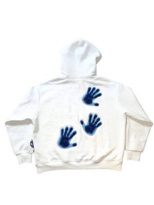 Unisex Thermal Emrzzz White Pullover Hoodie