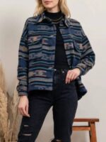 Unsellable Houses S05 Lyndsay Lamb Blue Aztec Jacket