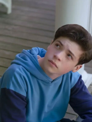 13: The Musical 2022 Evan Goldman Blue Hoodie