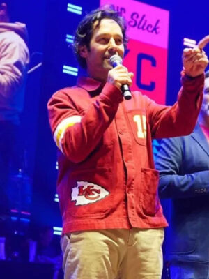 2024 Big Slick Celebrity Weekend Chiefs Red Denim Jacket