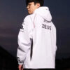 2024 T1 Worlds Uniform White Hooded Jacket