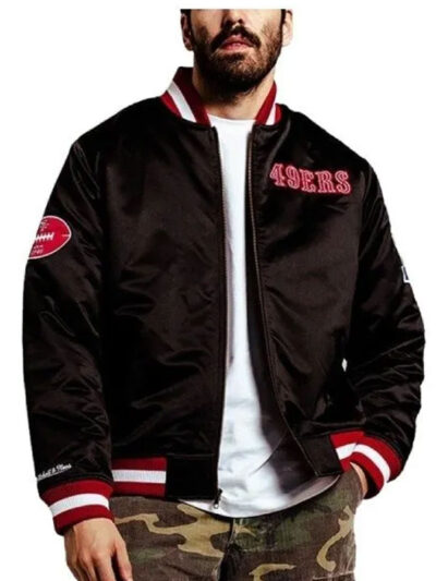 49ers Faithful To The Bay Black Varsity Jacket