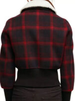 9-1-1 S05 May Grant Plaid Shearling Collar Jacket