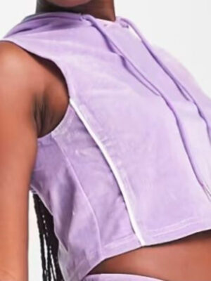 Corinna Brown Heartstopper S03 Crop Hooded Vest