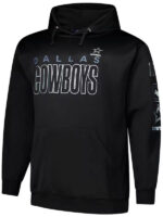 Dallas Cowboys Big & Tall Black Pullover Hoodie