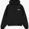 247 Gymnasium Black Oversized Pullover Hoodie