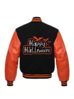 Happy Halloween Letterman Varsity Jacket