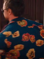 James McAvoy Speak No Evil 2024 Teal Floral Shirt