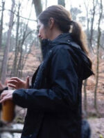 Kathryn Hahn Agatha All Along 2024 Black Hooded Jacket