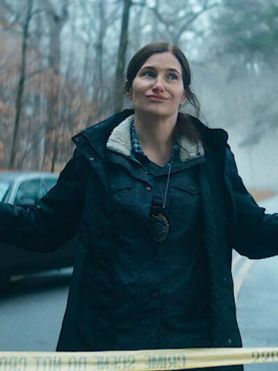 Kathryn Hahn Agatha All Along 2024 Black Hooded Jacket