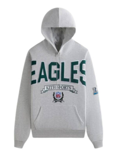 Kith Philadelphia Eagles Nelson Grey Pullover Hoodie