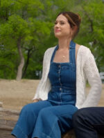 Lyndsy Fonseca 2024 The Magic Of Lemon Drops White Cardigan