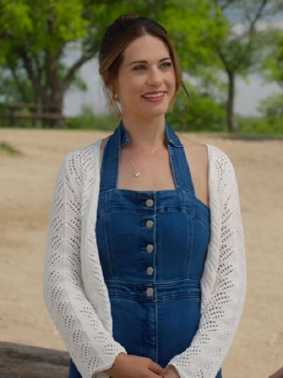 Lyndsy Fonseca 2024 The Magic Of Lemon Drops White Cardigan