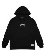 Crash Jacker Oversized Black Pullover Hoodie