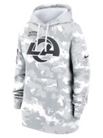 Salute To Service Los Angeles Rams Camo Pullover Hoodie