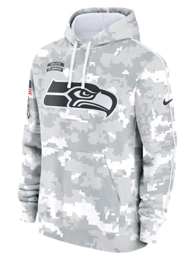 Salute To Service Seattle Seahawks Camo Pullover Hoodie