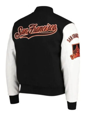 San Francisco Giants Letterman Pro Standard Black Varsity Jacket