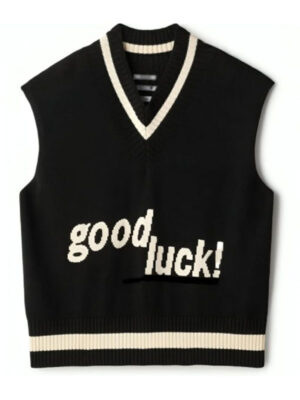 Tee Higgins Good Luck Black Sweater Vest