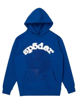 Unisex Sp5der Websuit Blue Pullover Hoodie