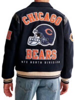 Abercrombie Chicago Bears Blue Varsity Jacket