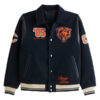 Abercrombie Chicago Bears Blue Varsity Jacket