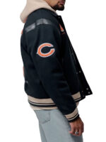 Abercrombie Chicago Bears Blue Varsity Jacket