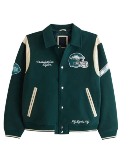 Abercrombie Philadelphia Eagles Varsity Jacket