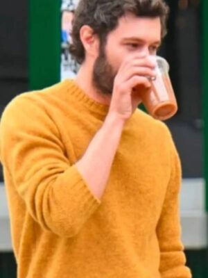 Adam Brody This 2024 Nobody Wants Yellow Sweater