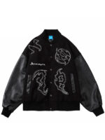 AESUAPRE Variant Symbol Wool Varsity Jacket