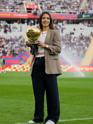 Aitana Bonmatí 2023 LaLiga Brown Blazer