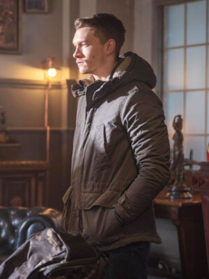 April X Baxter Connor Storrie Brown Hooded Jacket