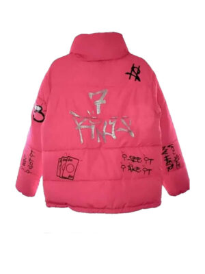 Ariana Grande 7 Rings Puffer Jacket