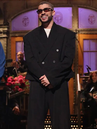 Bad Bunny SNL Oversized Black Suit