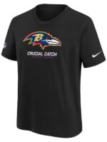 Baltimore Ravens NFL Crucial Catch Black T-Shirt