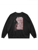 Berserk Griffith Oversized Faded Black Sweatshirt