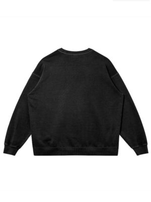 Berserk Griffith Oversized Faded Black Sweatshirt