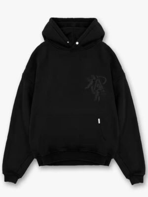 Cherub Initial Black Pullover Hoodie